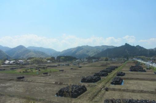 hundreds of bags of radioactive topsoil with no place for disposal