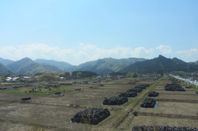 hundreds of bags of radioactive topsoil with no place for disposal