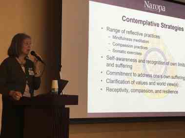 Prof. Elaine Yuen, Associate Professor and Chair of the Department of Wisdom Traditions at Naropa University