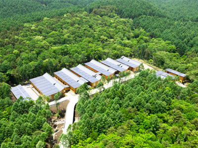 The new Seicho-no-Ie headquarters near Mt. Fuji