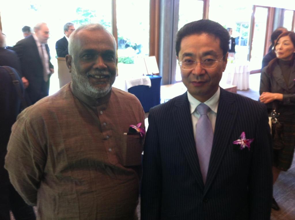 Harsha Navaratne (INEB Chairman) & Rev. Shojun Okano (INEB Advisory Board)